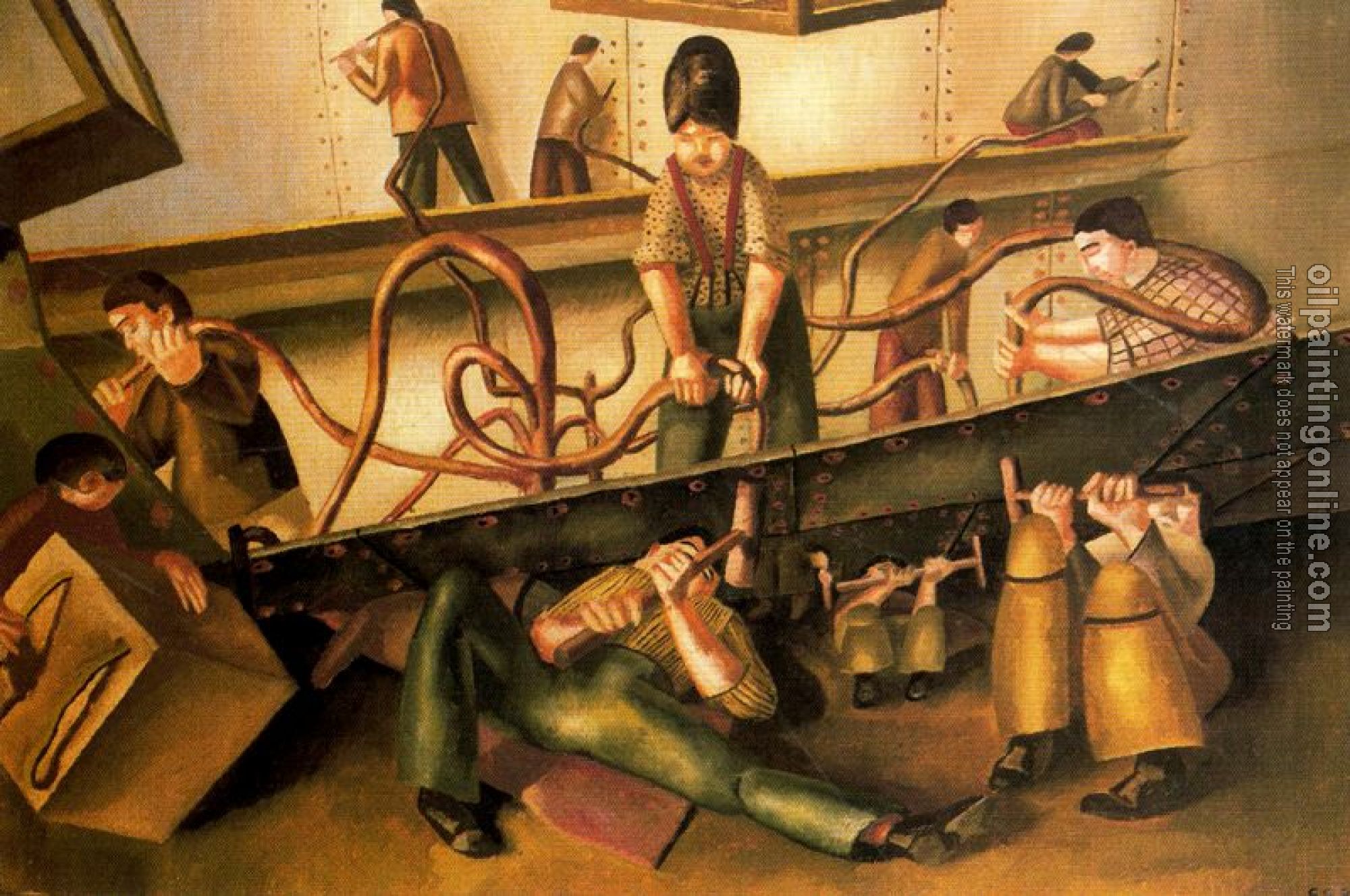 Stanley Spencer - Riveters